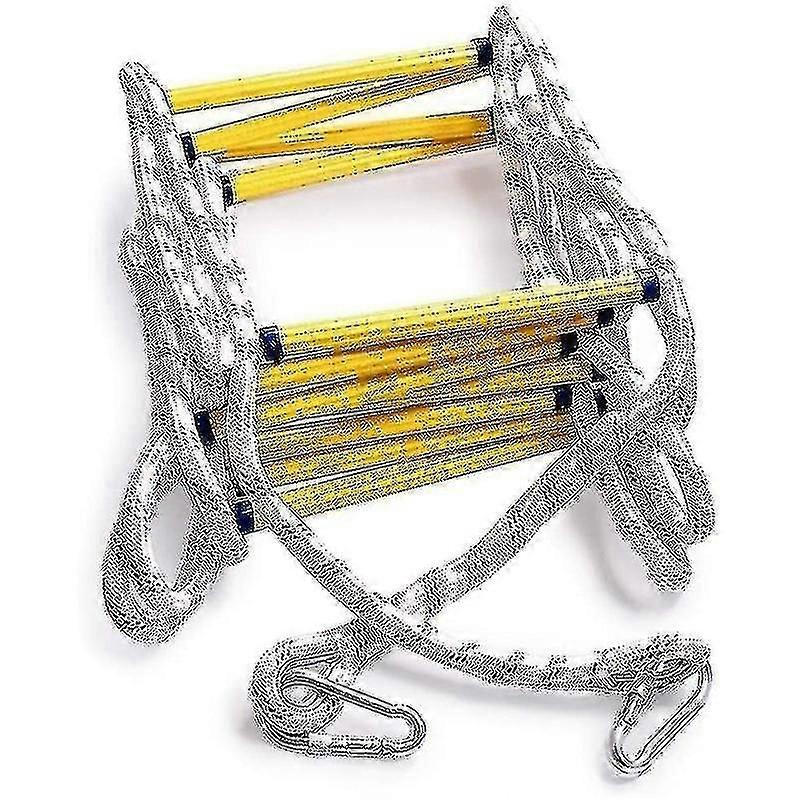 6.5ft Scala flessibile Scala di corda Scala isolata Scala di salvataggio Arrampicata su roccia Ingegnere antiscivolo