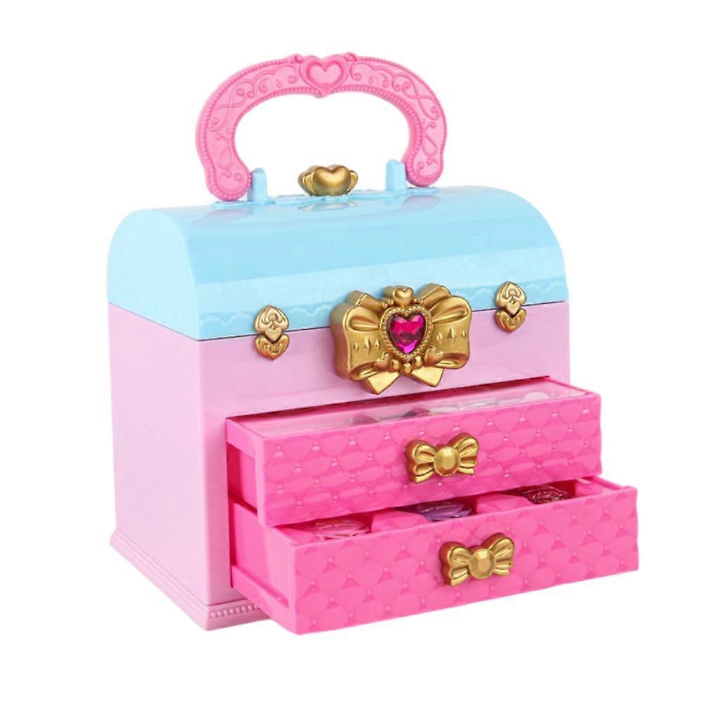 Kids Makeup Beauty Set Girls Makeup Kit Children Role Play Make Up Toys Set Glamour Pretend Play Kit Gifts Toys