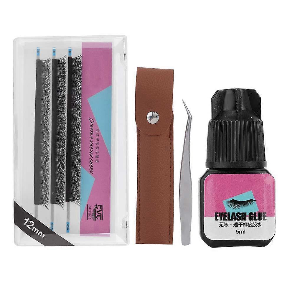 Professional y shape False Eyelashes Extension Kit Grafting Eyelash Tools