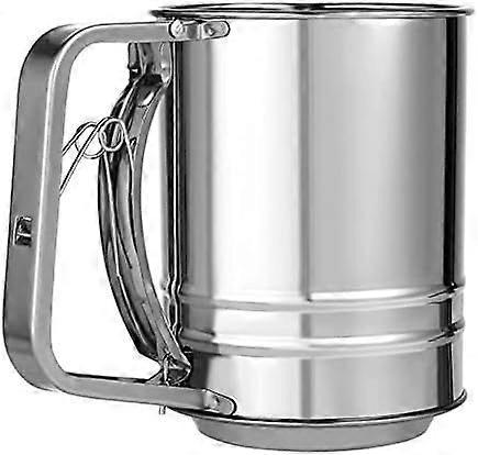 Stainless Steel Flour Sieve with Fine Mesh and Handle