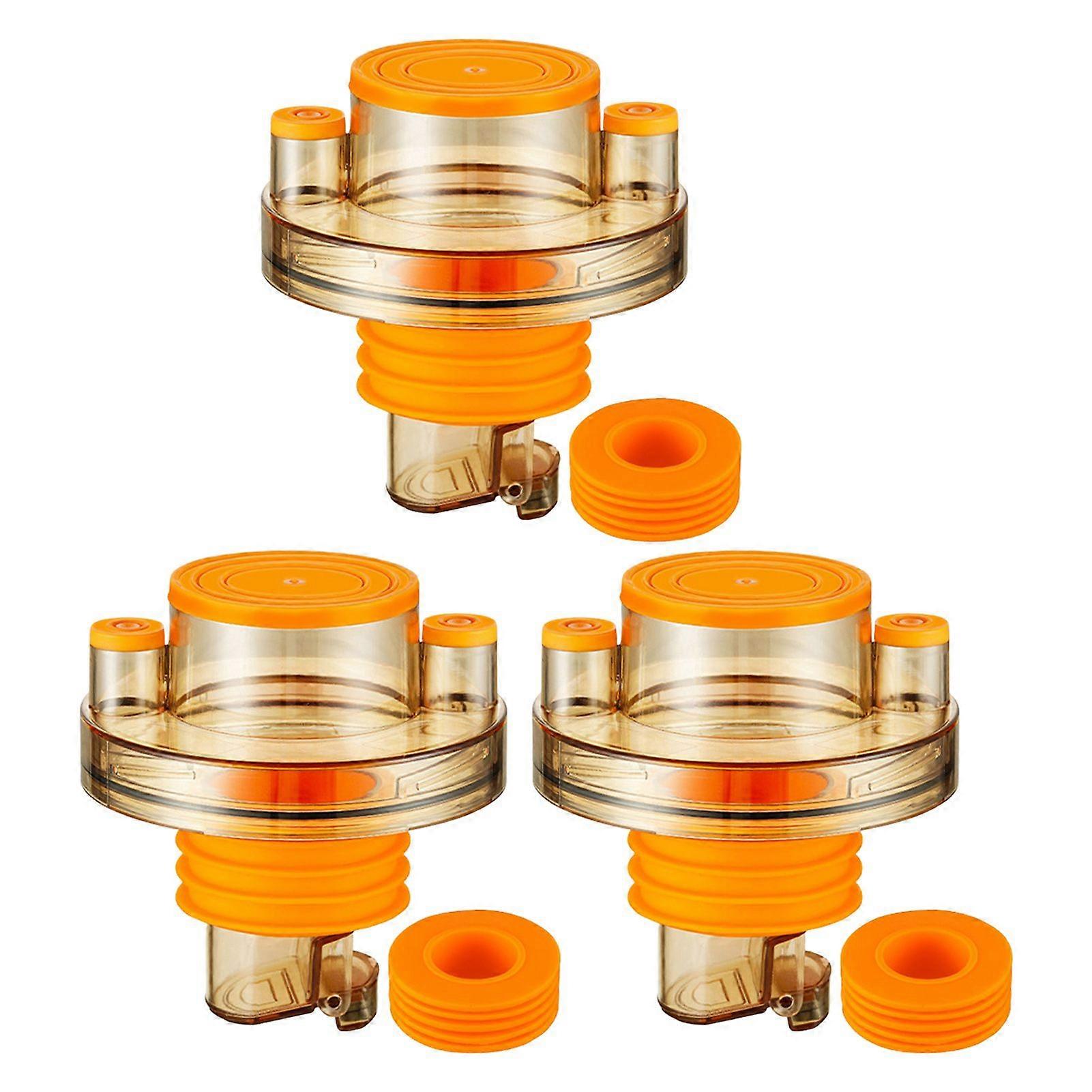 3/2/1pcs Washing Machine Drain Sealing Tube 3 Ways Waste Pipe Connector Sewer Anti-Odor Sealing Rings for Bathroom