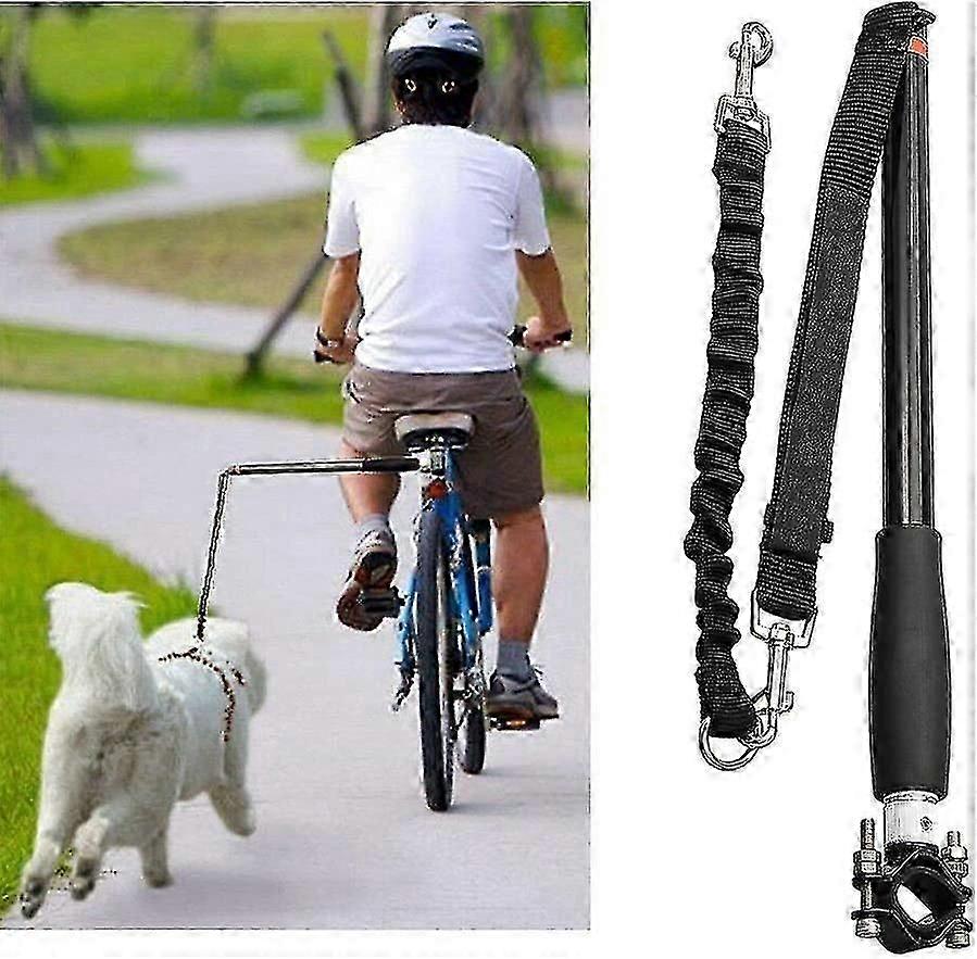 Dog Bicycle Leash Bicycle Holder Spacer Elastic Dog Leash