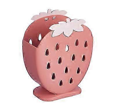 Strawberry Knife Fork Stand Holder Creative Chopsticks Basket Dividing Grid Barrel Stand Rack Cutlery Organizer Drainer