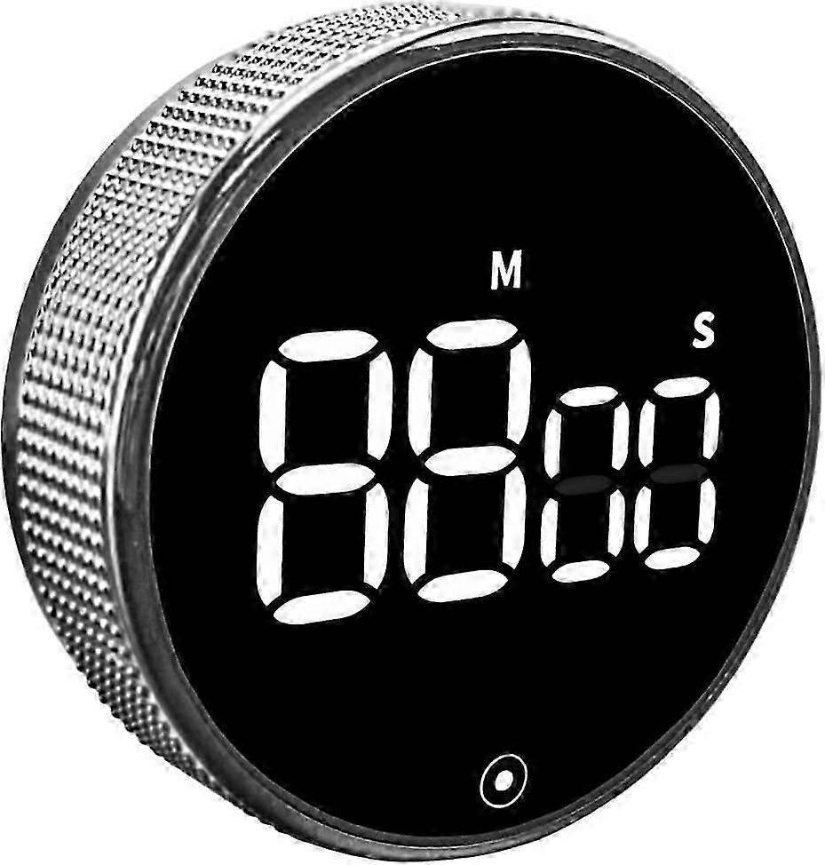 Kitchen Timer, Digital Timer LCD Display, Minute Counter with Magnetic, Rotating Countdown