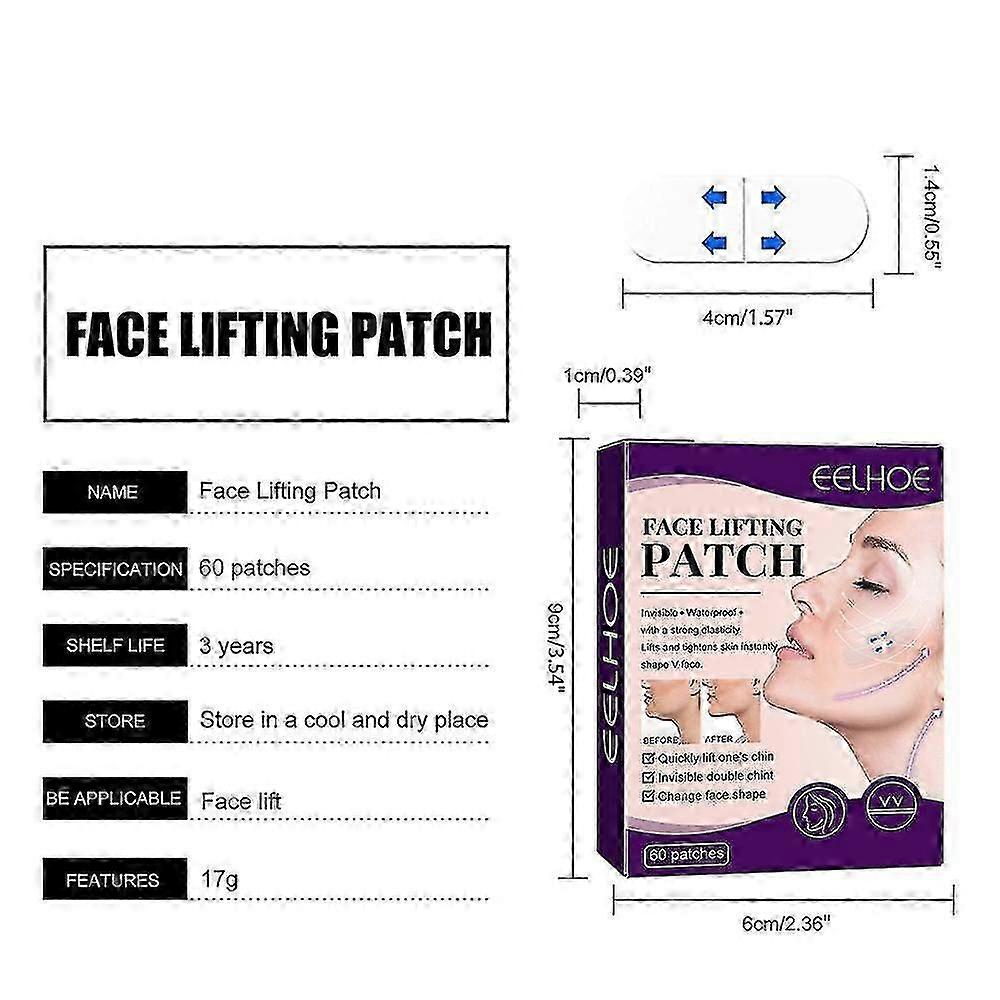 Instant Thin Face Stickers Invisible Waterproof Breathable V Face Makeup