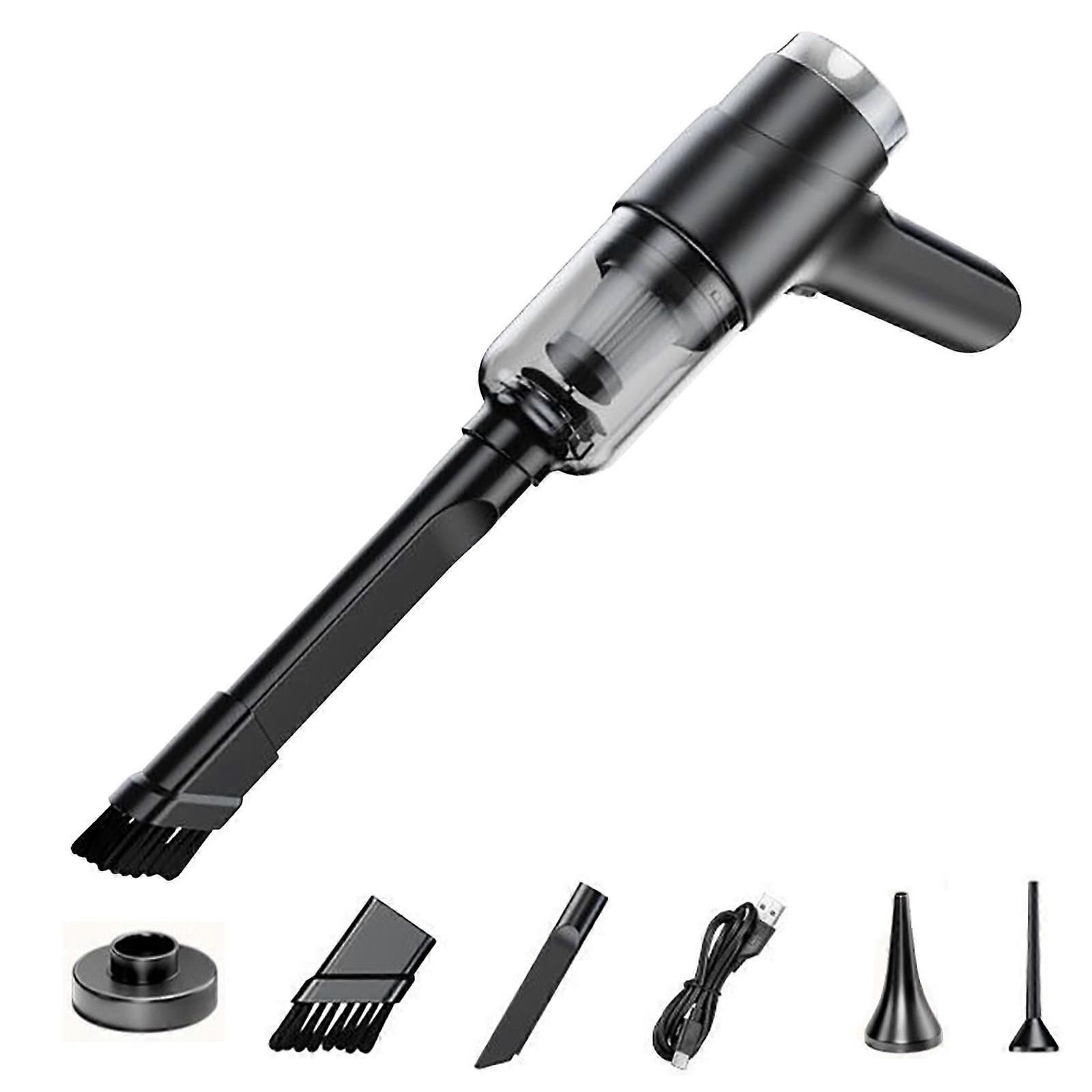 Handheld Vacuum Vacuuming ,Rechargeable Strong Suction Car Vacuum Rechargeab,Two In One Portable High-power For Household And Automotive Use Handheld