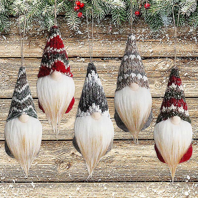 Vertical Decor, Scandinavian Gnome Figurines, Rustic Base