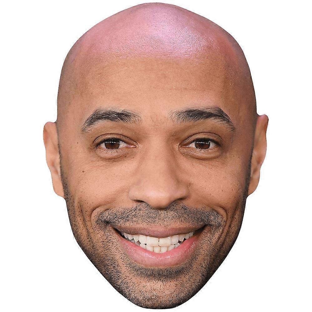 Thierry Henry (Smile) Celebrity Mask, Flat Card Face