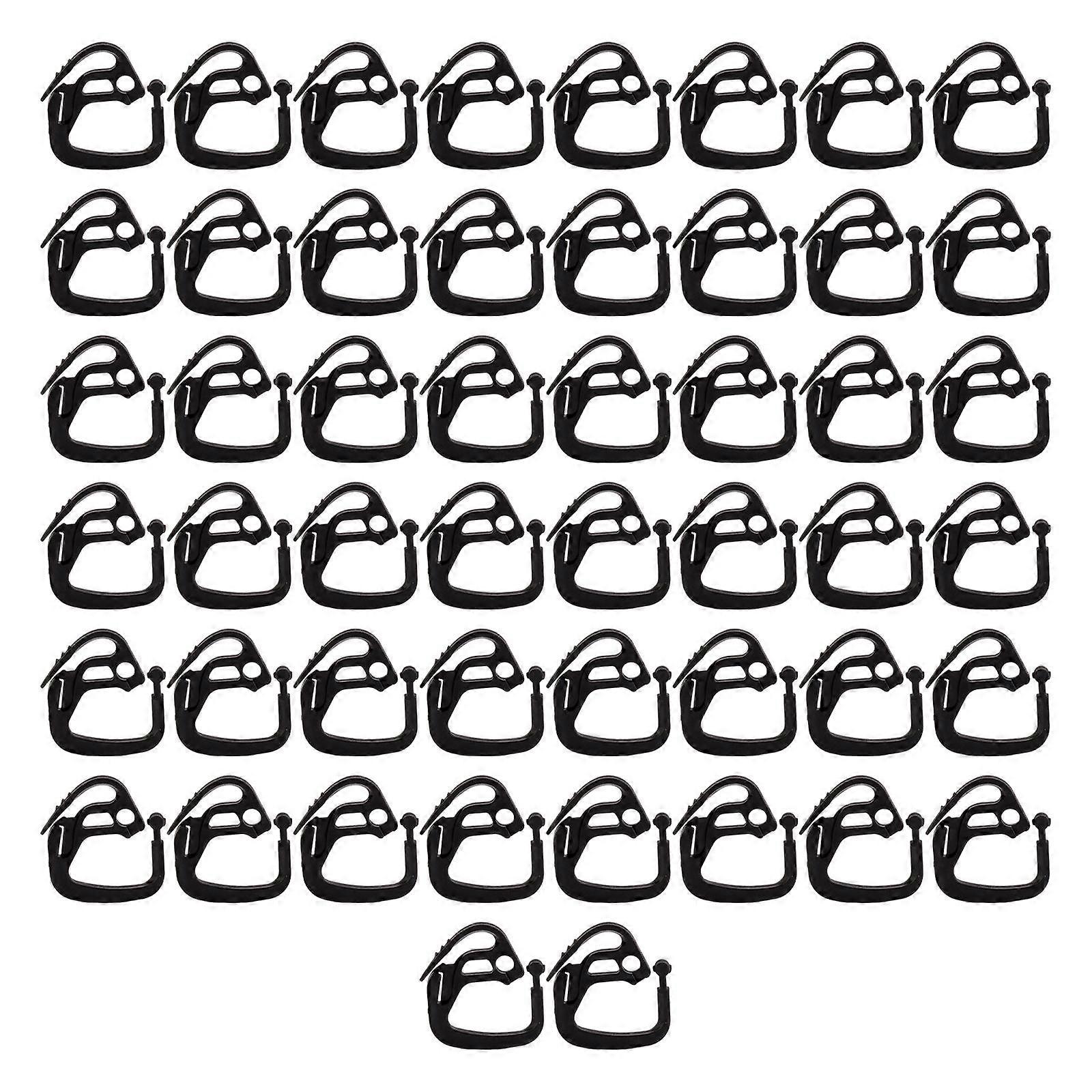 50 Pieces Shade Net Hook Clips Windproof Multipurpose Shade Cloth Fix Clamp