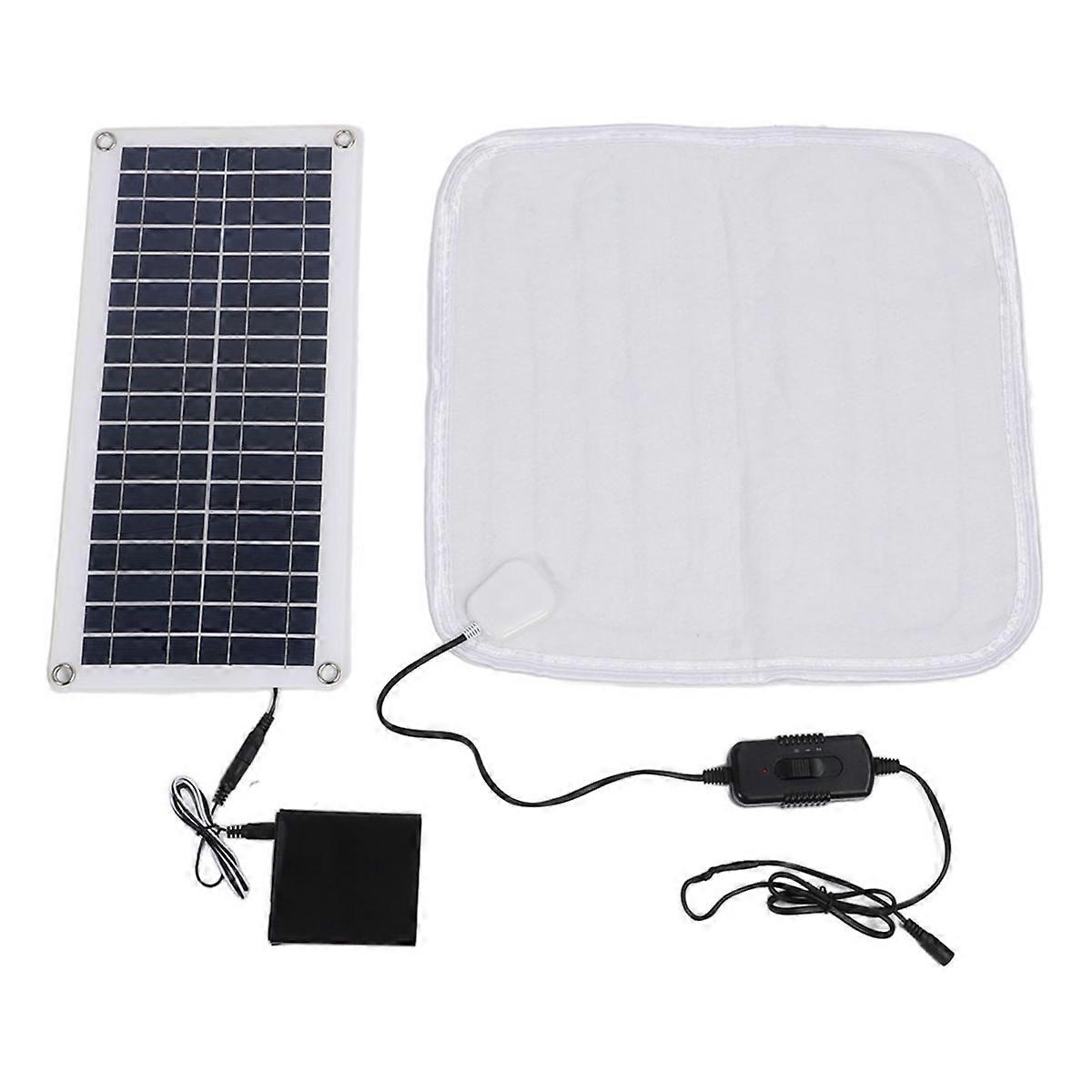 12V 50W solární vyhřívací podložka na zimu - teplá podložka na nohy, vyhřívací deka pro domácí mazlíčky, elektrická vyhřívací elektrická deka B