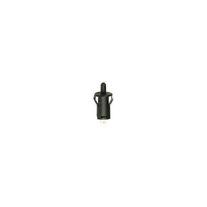 Black push-button switch on-(off) 2A - 250V - PEREL