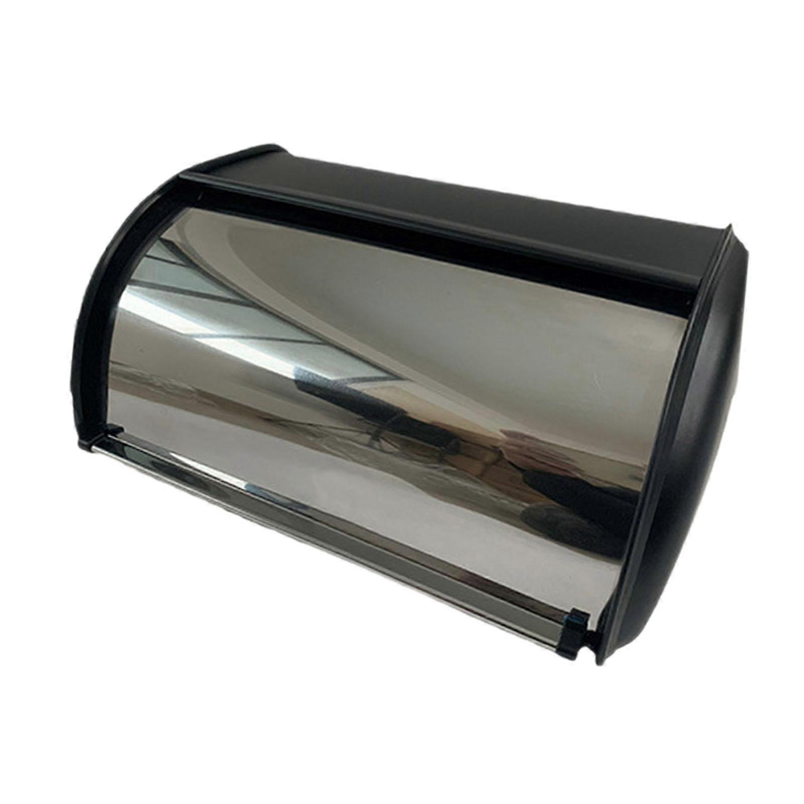 Bread Box Bread Bin with Roll Lid Bread Storage Bin Container for Kitchen