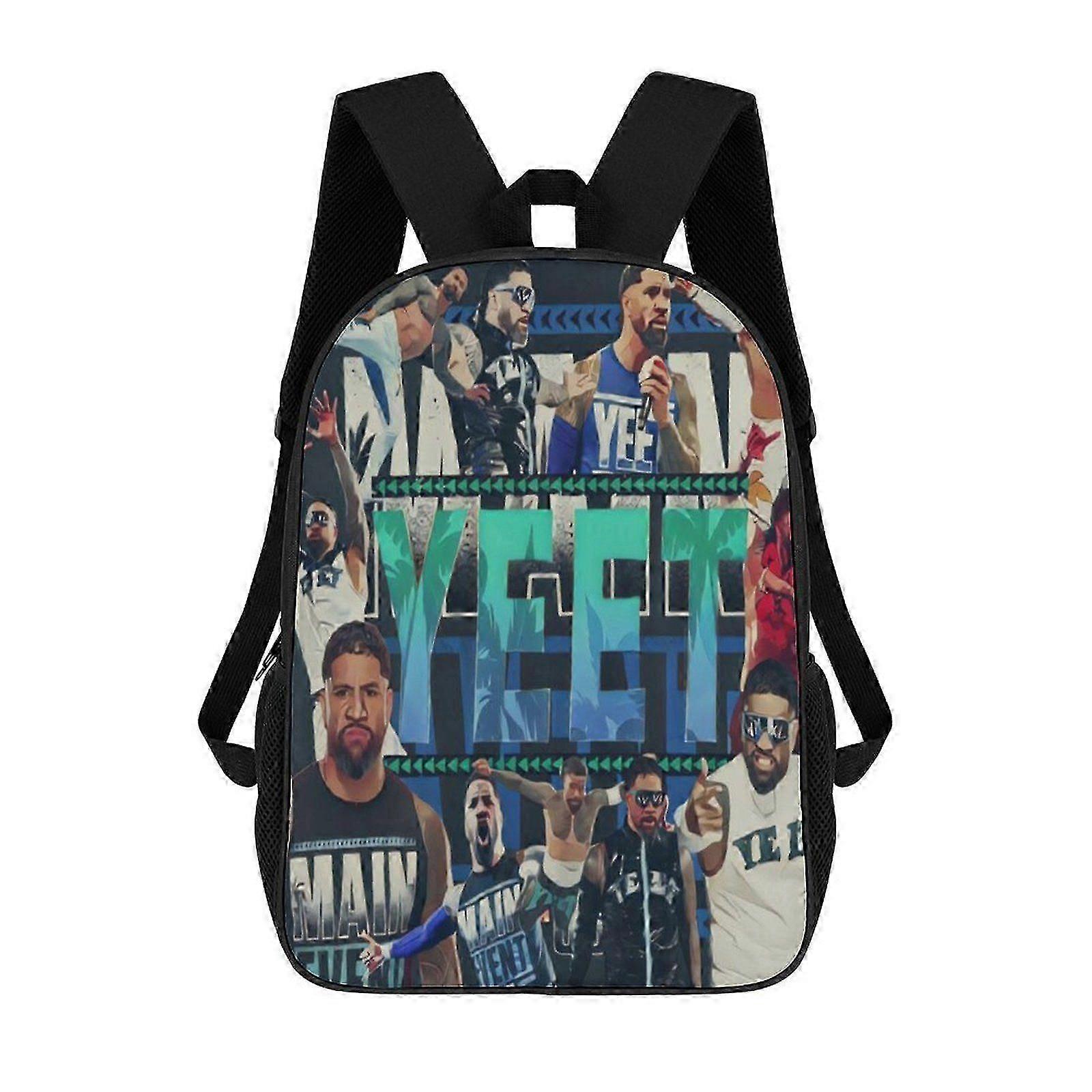 i2528 WWE حقيبة ظهر أكتاف حقيبة نهارية حقيبة عمل السفر الكلاسيكية للجنسين حقيبة ظهر kli2528