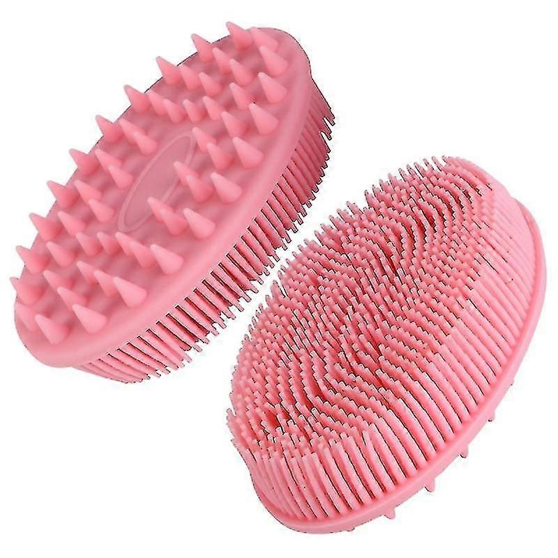 2pcs Silicone Bath Scubber