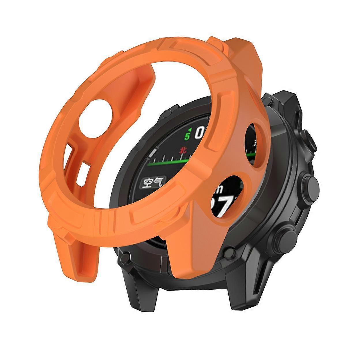 Half Coverage Hollow TPU Armor Watch Protective Case For Garmin Descent G2