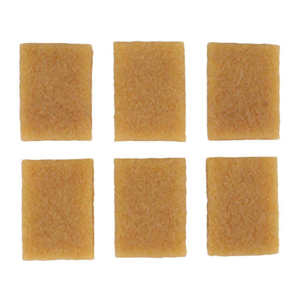 6PCS Rubber Cement Eraser, Glue Runner Eraser, Glue Residue Pick-Up Eraser for Removing Adhesive and