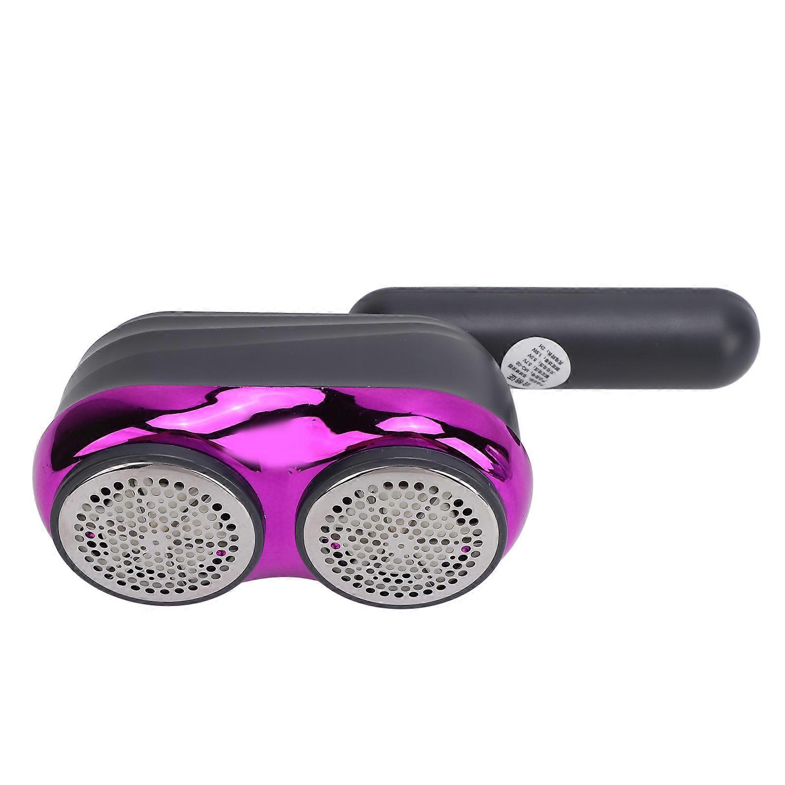 Lint Remover Double Head 2000mAh Rechargeable 20000rpm LED HD Digital Display 50ML Fuzz Trimmer for Clothes Sweaters Grey 