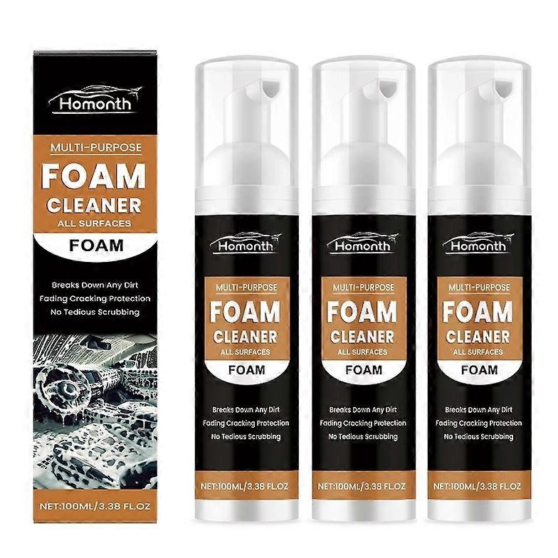 1/2/3PCS Nexa Multi-Purpose Foam Cleaner,Nexa All Purpose Foam Cleaner Spray 100ml