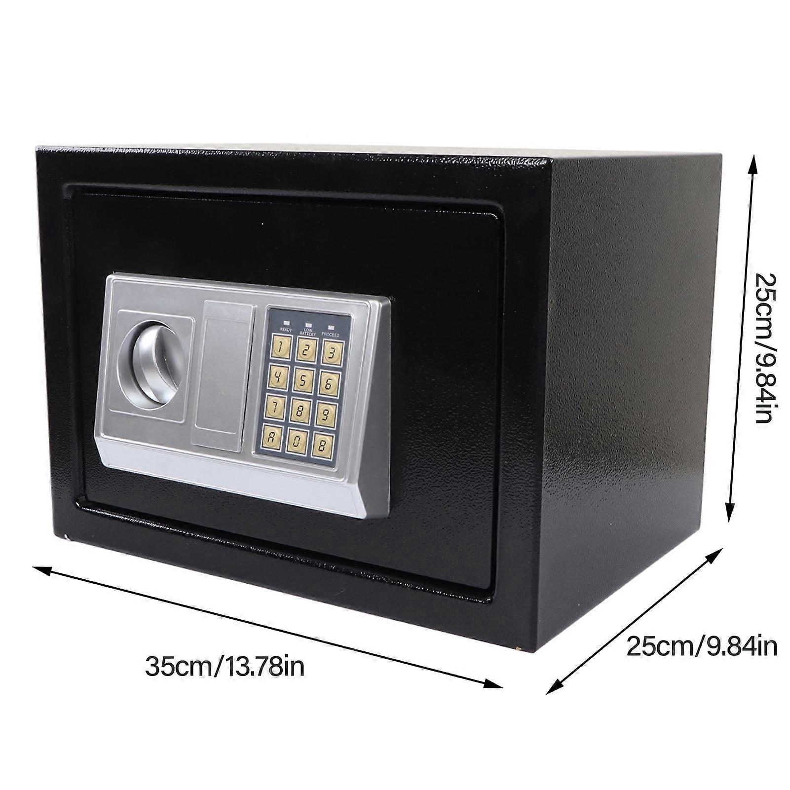 Digital Safe with Password and Unlock Key, Multifunctional Home Security Cabinet