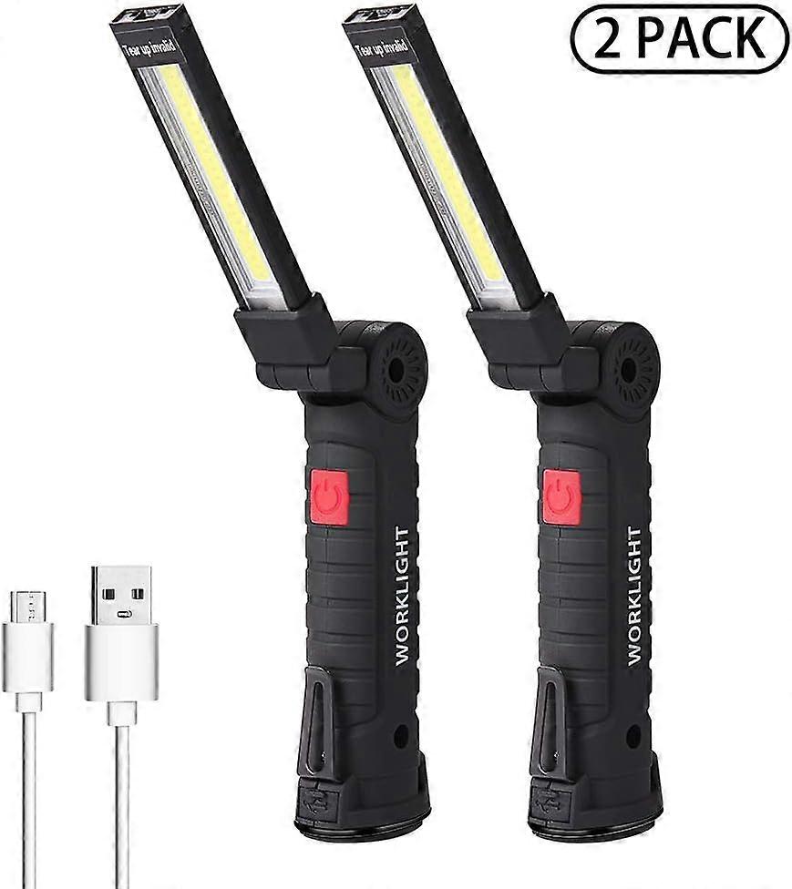 Work Lights, LED Flashlight, Magnetic Base, Rechargeable