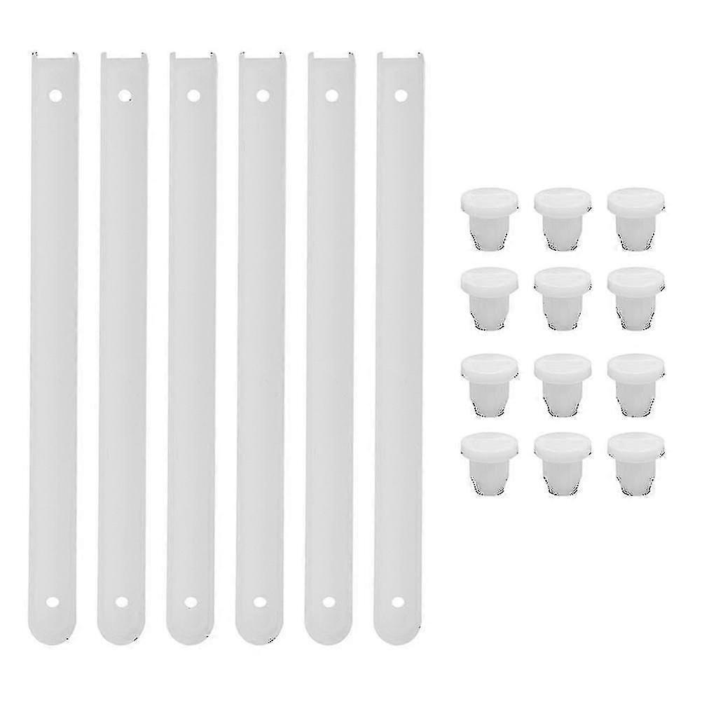 3 Sets Plastic Drawer Slides Drawer Replacement Parts Drawer Rails Drawer Track Rails -n1994