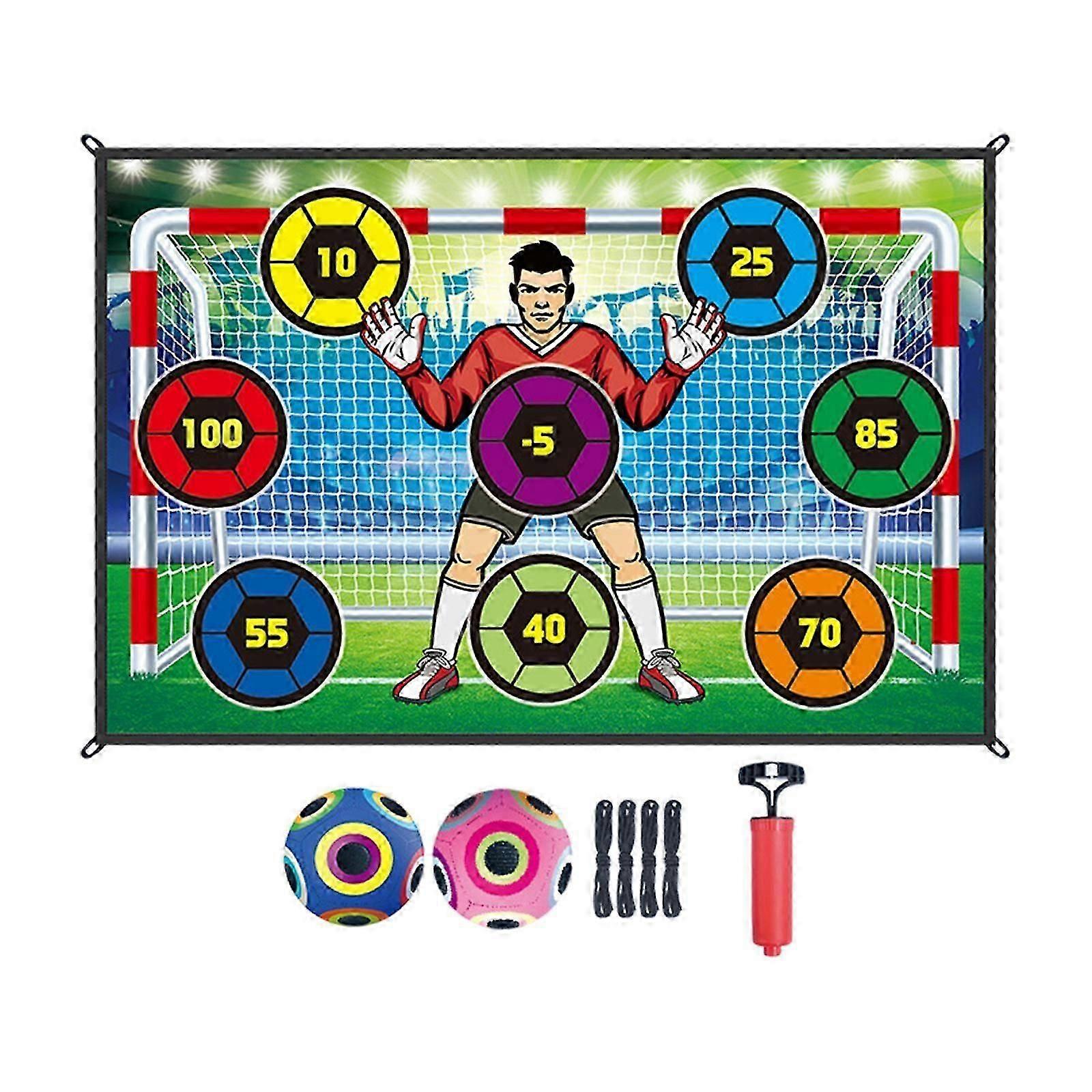 Soccer Ball Game Set Football Game Set Soccer Toys Target Toss Party Game Style A