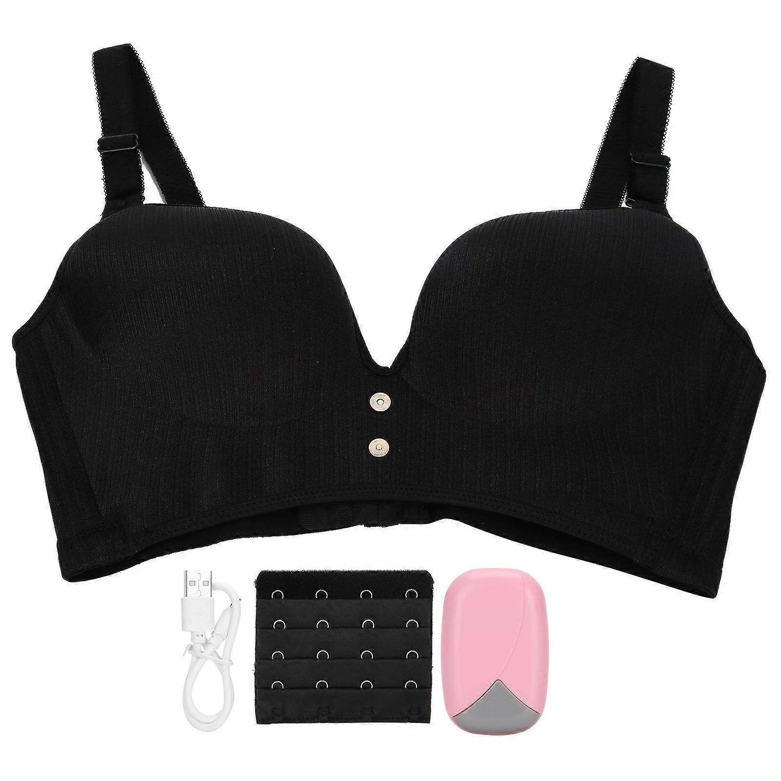 Electronic Heating Massage Bra Skin Friendly Soft Close Fitting Massage Wireless Bra