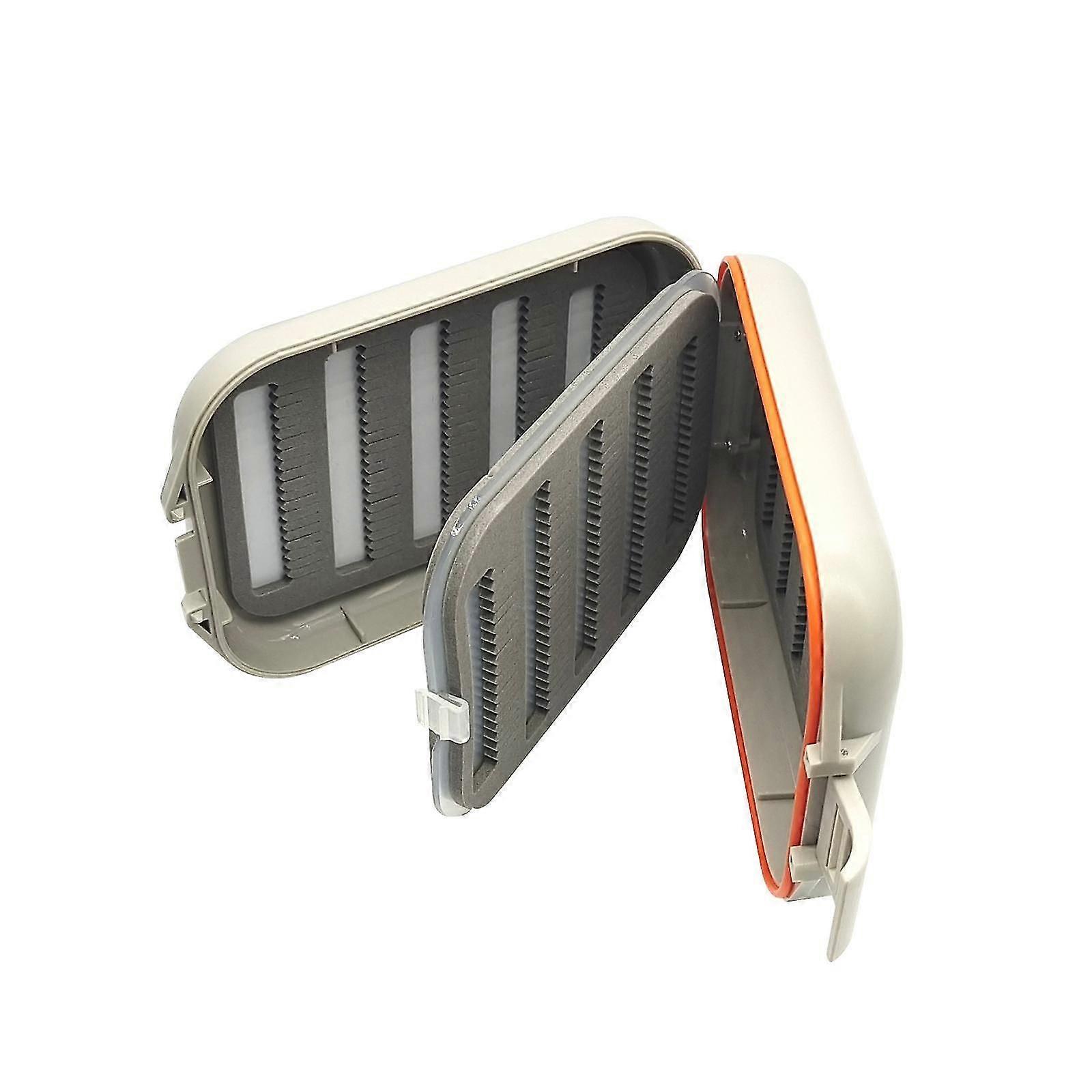 Waterproof Fly Box Container Organizer Foam Insert Fly Fishing Flies Storage