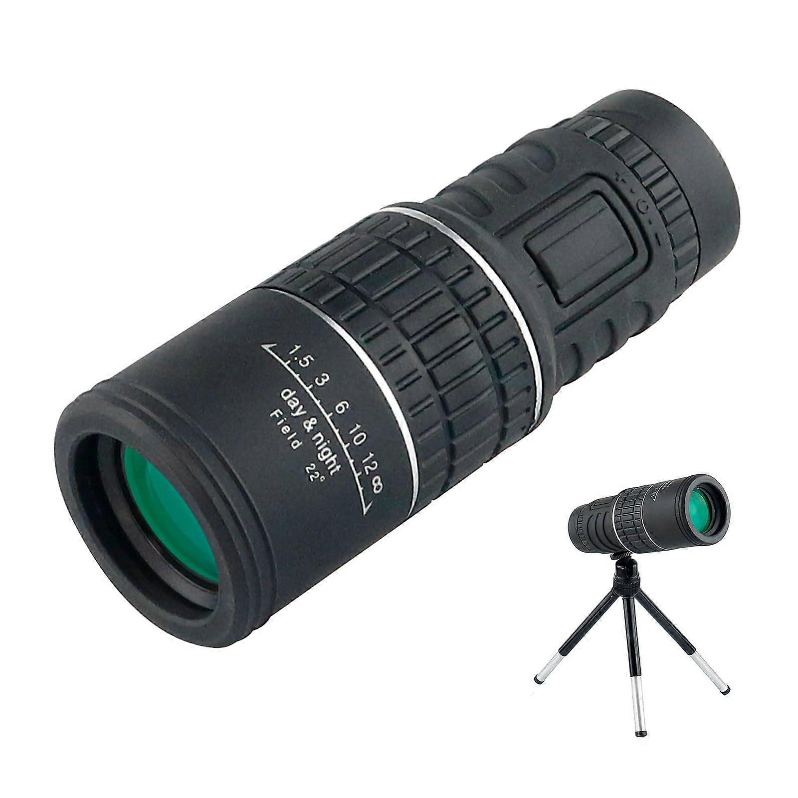 Compact Monocular Telescope 30x52 Smartphone Adapter Included, Travel-Friendly, Lightweight