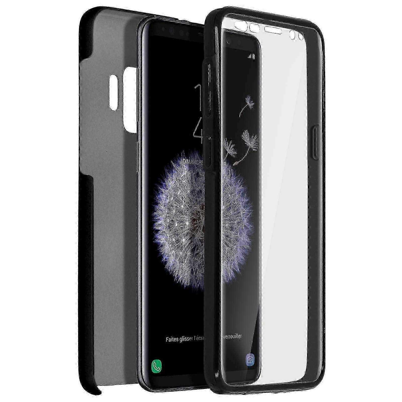 360 Case for Galaxy S9 Flexible Front & Rigid Back - Black