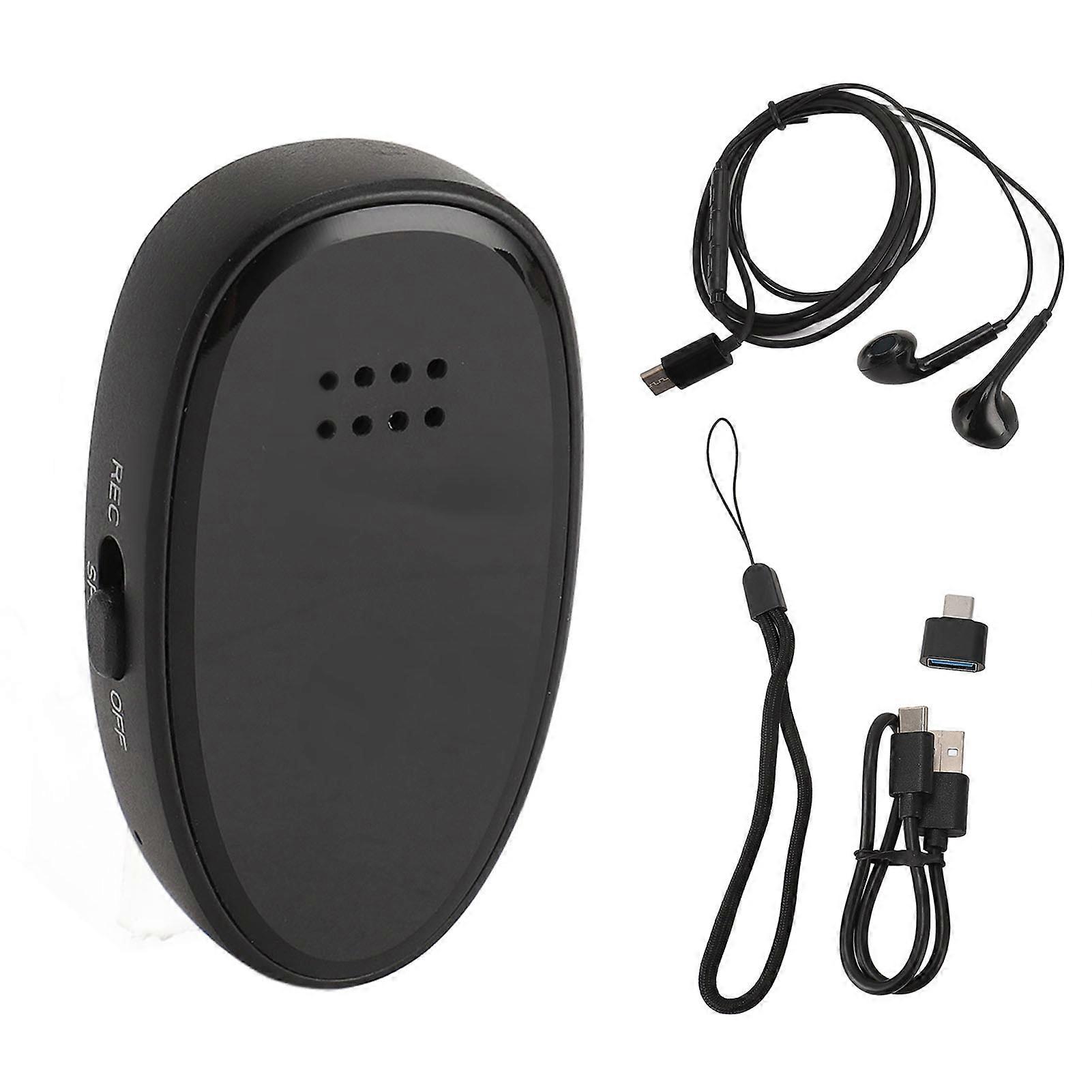 Voice Activated Recorder AI Intelligent Noise Reduction 70 Hours USB C Magnetic Recording Device with Speaker Playback for Lecture Meeting