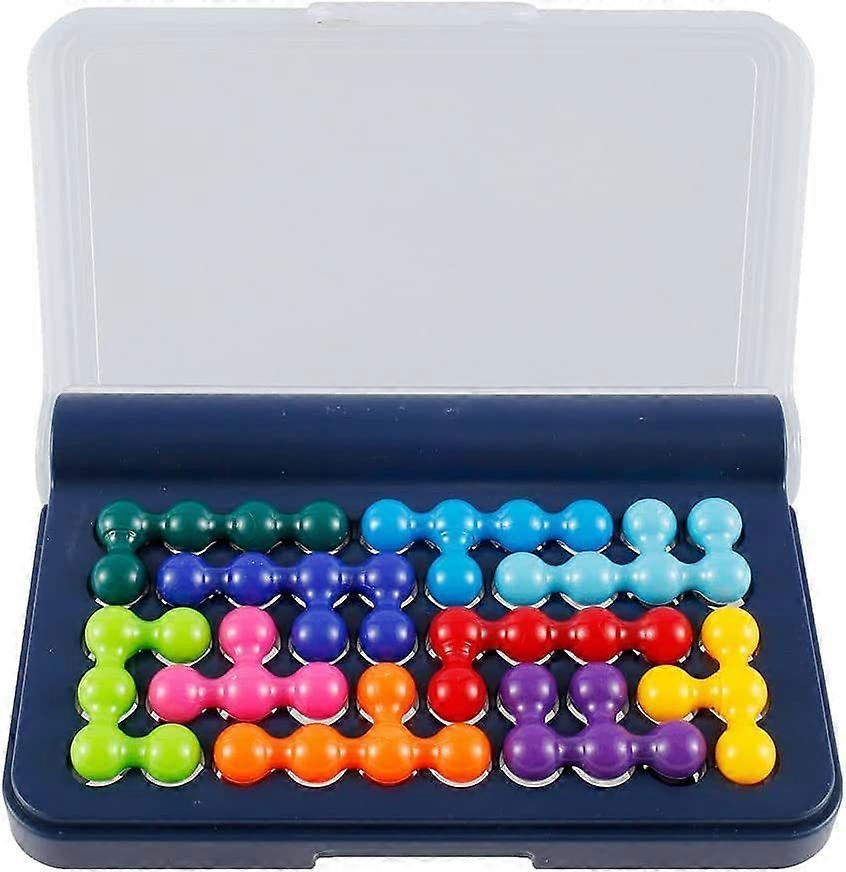 IQ Six Pro Portable IQ Puzzler Pro ABS Brain Building Game Travel Logic Cognitive Skill IQ Puzzler Educational Toy Gift for Kids