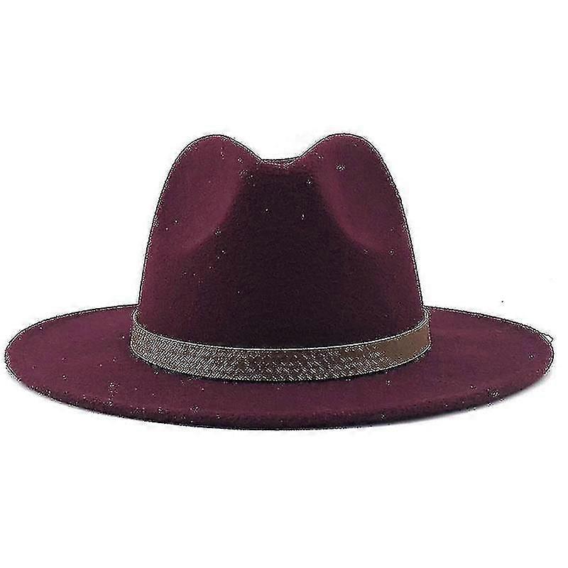 Bred Brem Høst Trilby Caps, Vinter Panama Hatt