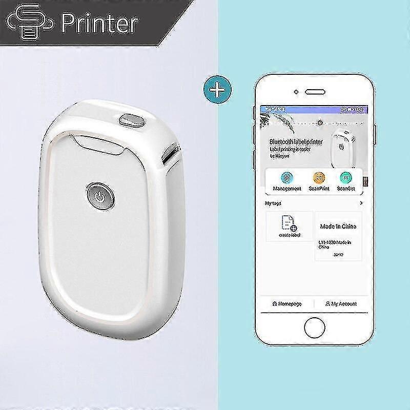 Label Printer Thermal L11 Handheld Portable Bluetooth Wireless Fast Printing Mini Small Sticker Paper Household Price Note Name