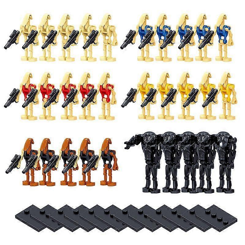 Space Action Figures Battle Droid Super Combat Robot Building Block Assembly Toy