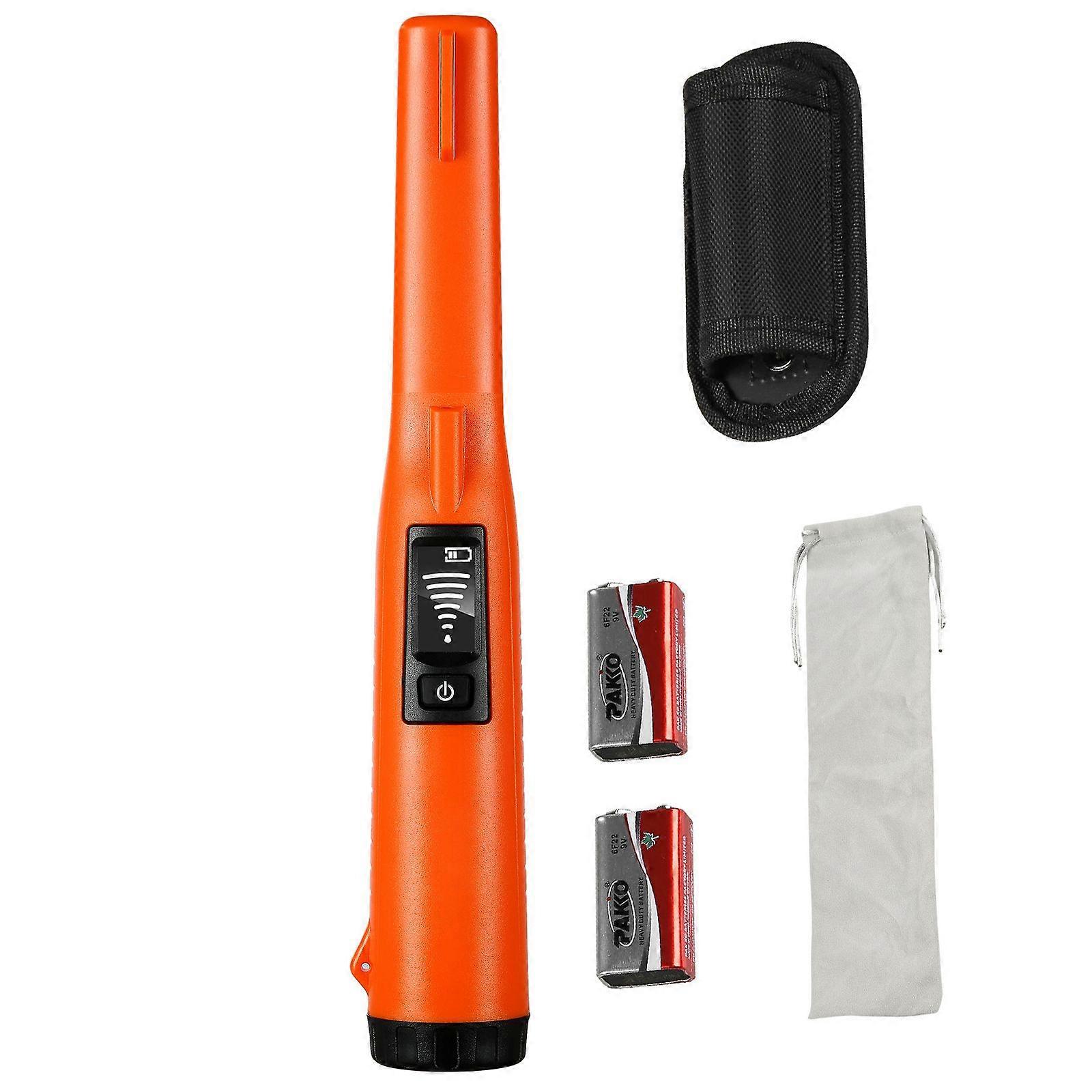 Metalldetektor Pinpointer, 4,5" deteksjonsdybde, 3 moduser, LCD-skjerm, for voksne og barn