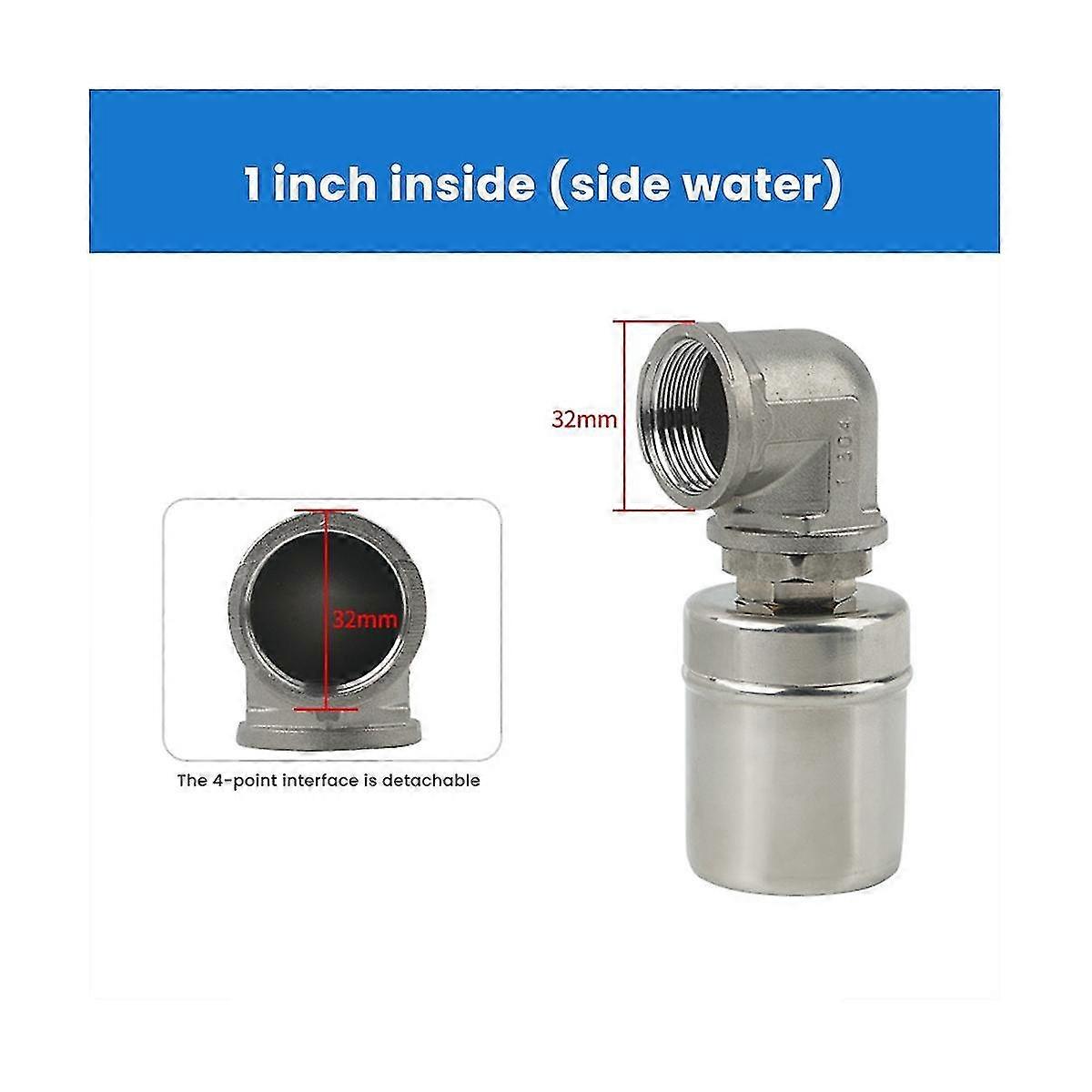 Automatic Water Level Control Float Valve – 1/2" 3/4" 1" Tank Floating Ball Valve – Unbranded