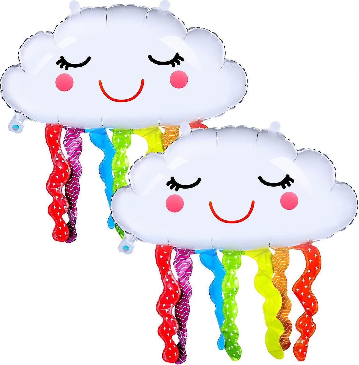 Premium Durable Reusable Foil Rainbow Balloons