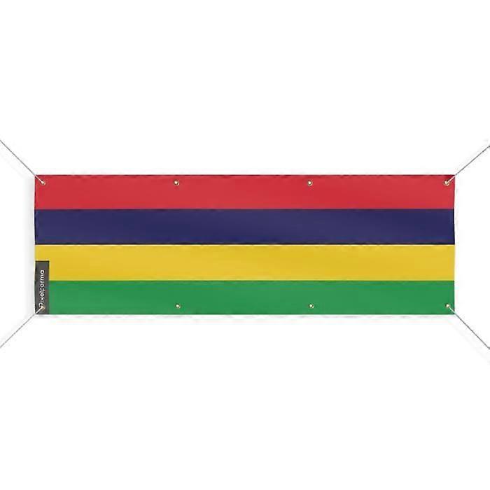 Mauritius Flag Banner 8 Grommets 170x510 cm