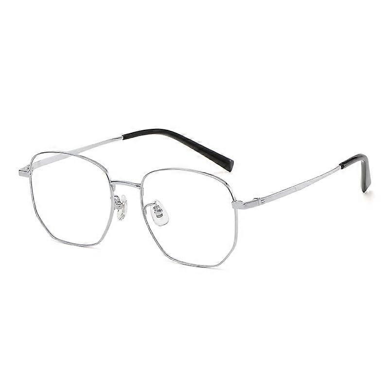 Blue Light Blocking Glasses Square Frame Oversized Eyewear For Computer And Reading Glasses Clear Vision Flat Lens