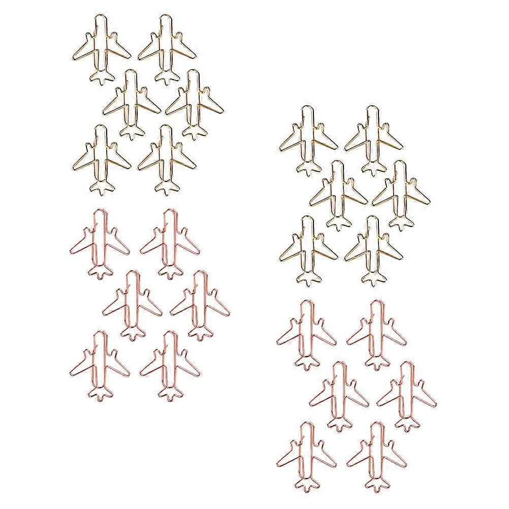 Airplane Styled Paper Clips for Efficient