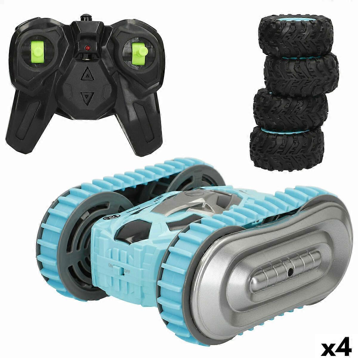 Remote-Controlled Car Colorbaby 15 x 7 x 14 cm (4 Units)