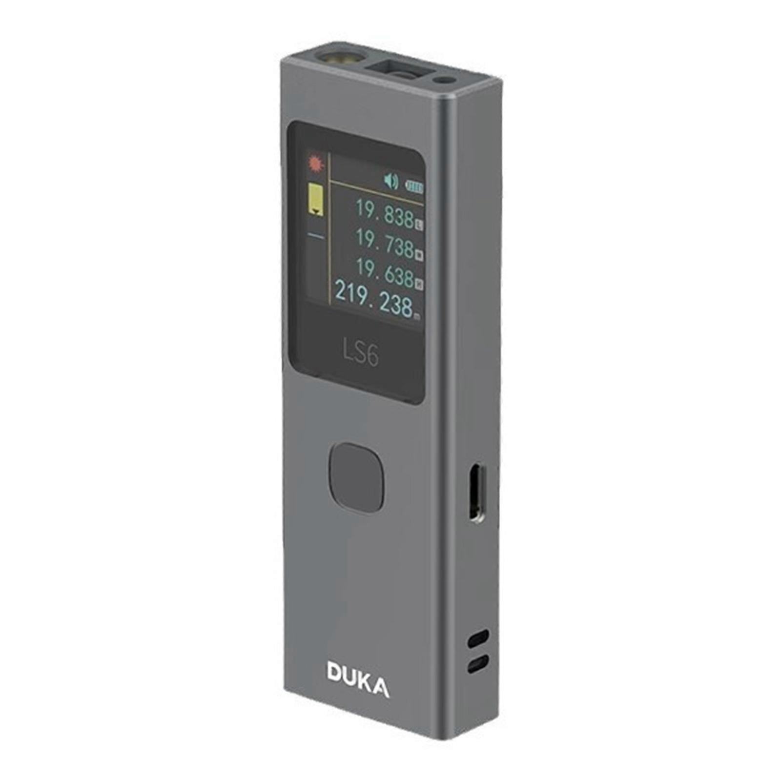 40m Digital Distance Meter Rechargeable Mini Pocket Distance Measurement Tool Measure in Feet/Inches/Meter