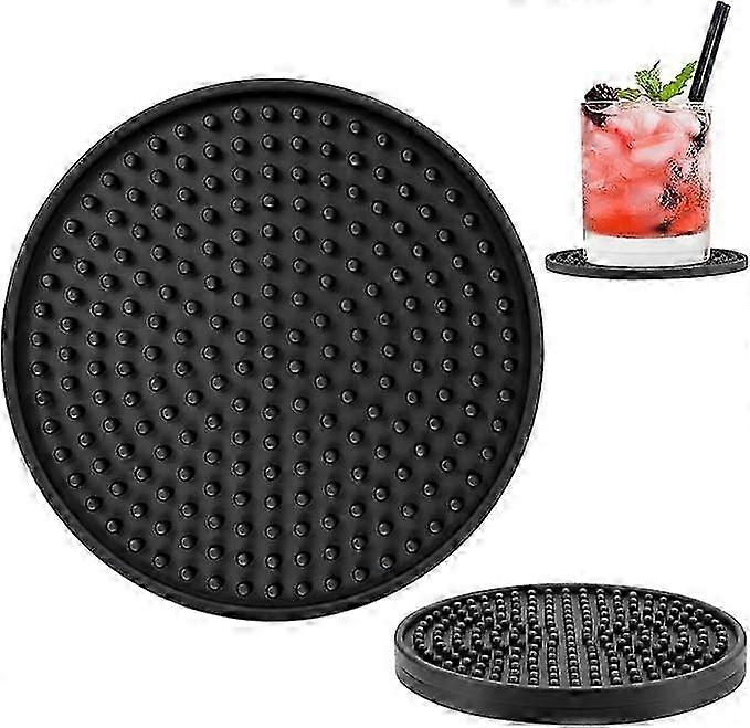 シリコンドリンクコースターセット-家具用の滑り止め、耐熱カップマット