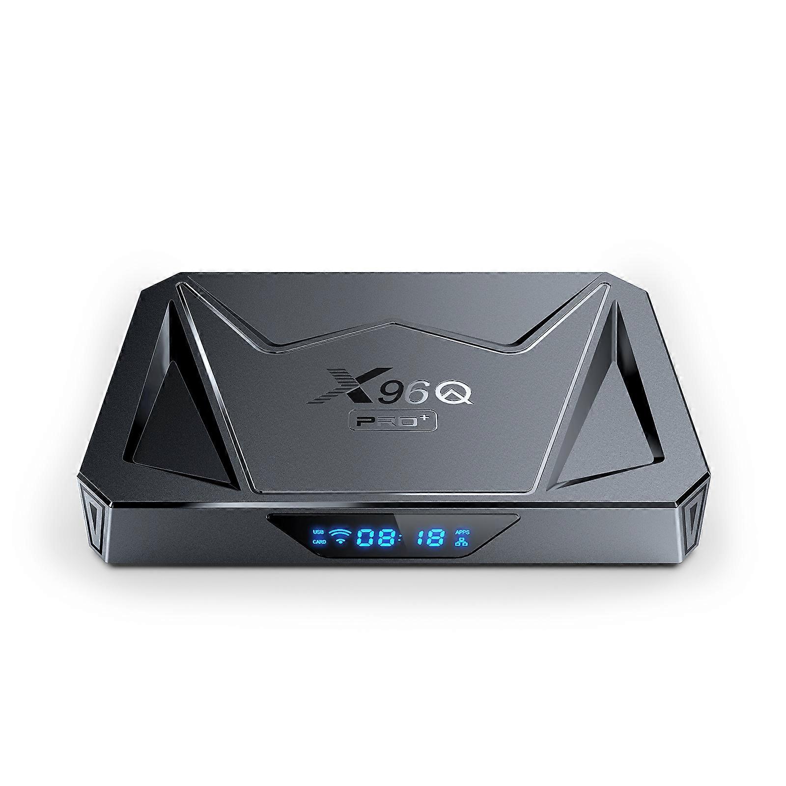 X96Q PRO+ Android 14.0 Smart TV Box, Octa-Core, 8K Decoding, WiFi6, BT5.0, 4K Media Player