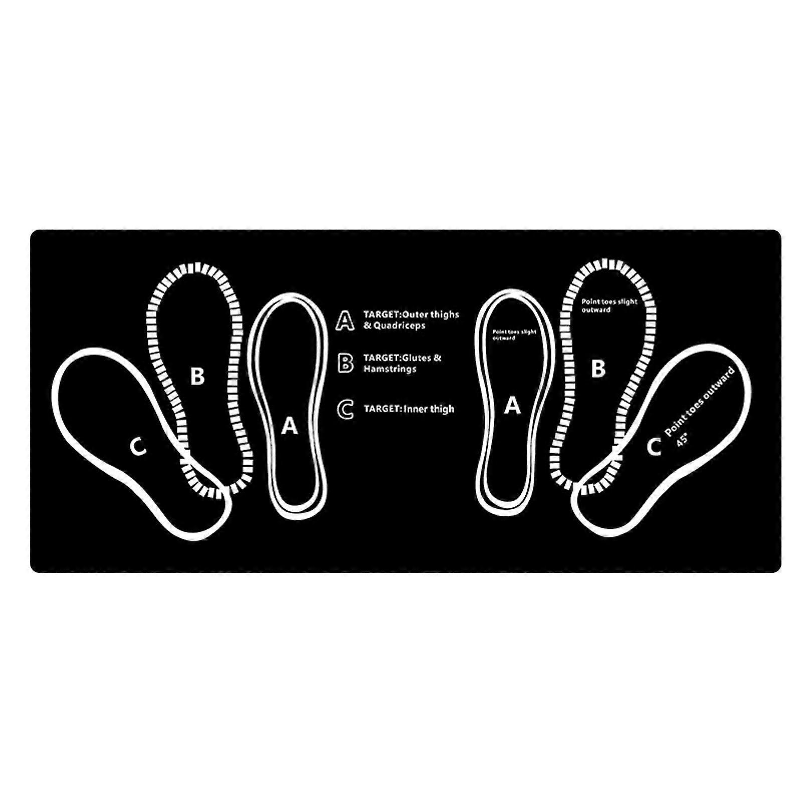 Squat Mat with Foot Position, Squat Mat Knee Mat Step Positions