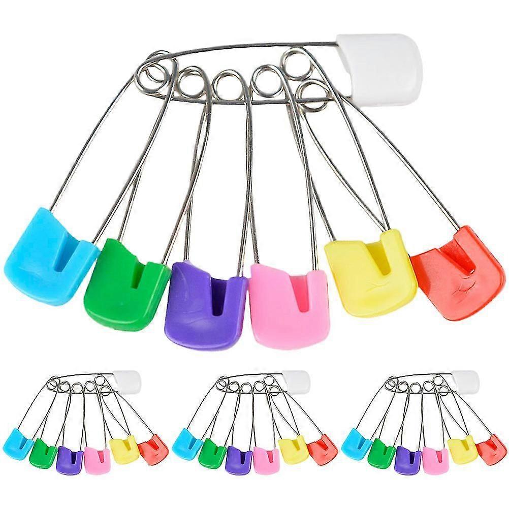 50 قطع دبابيس السلامة حفاضات الطفل دبوس حفاضات دبابيس المرايل دبابيس البلاستيك رئيس دبابيس الملابس