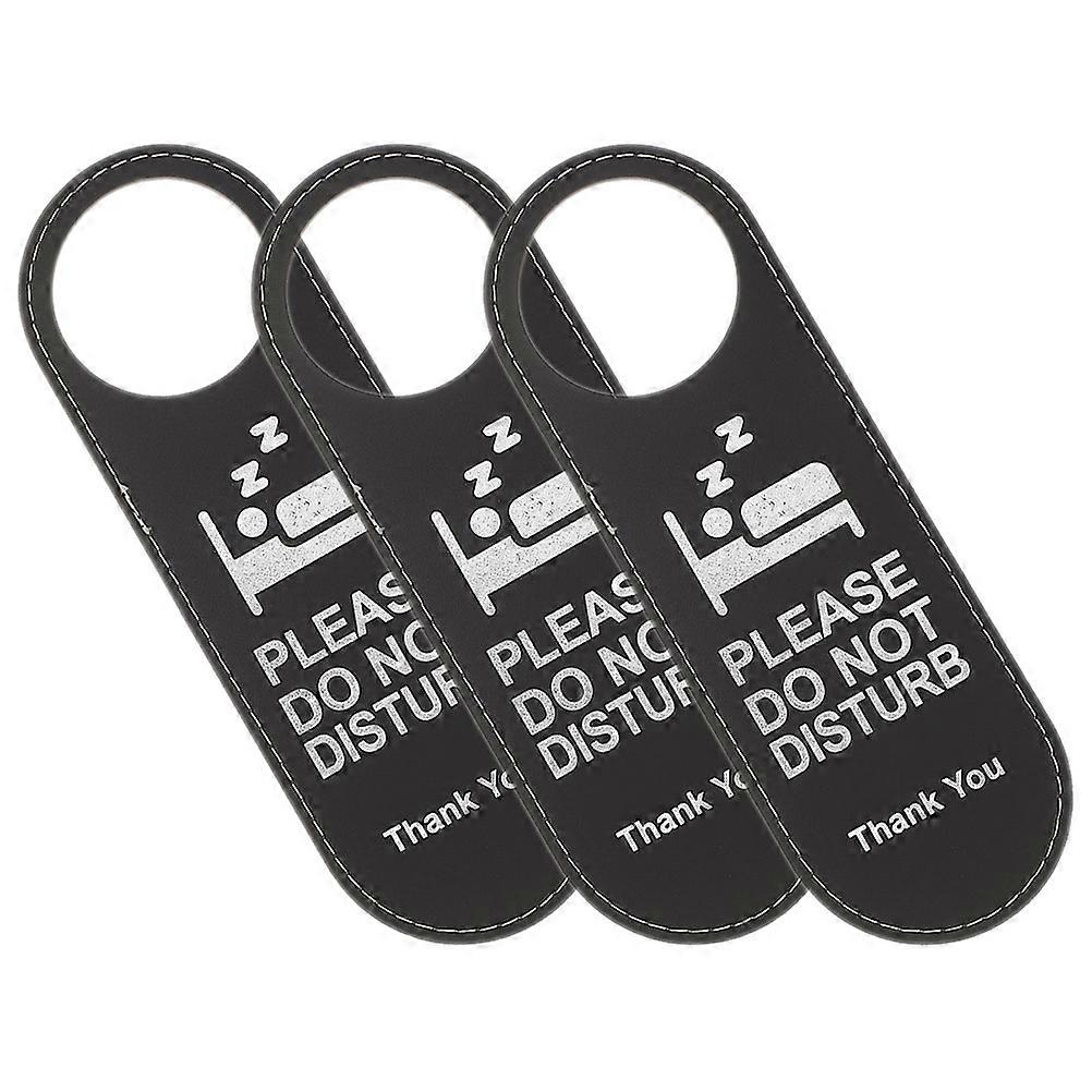 Here's a refined and professional product description based on your input:
**3pcs Double Sided Door Signs – "Do Not Disturb" & "Make Up Room"