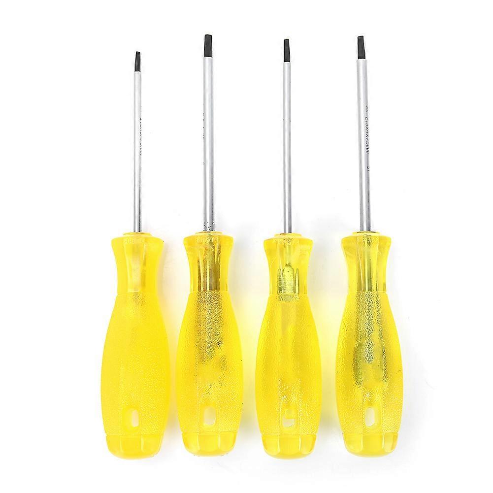 4pcs Professional High Hardness Handle Screwdriver Set Maintenance Tool