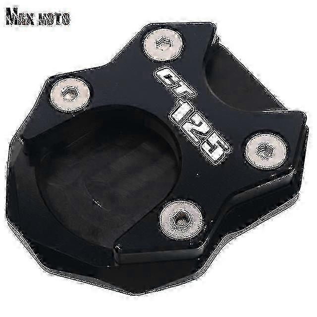 For Motorcycle Accessories Compatible with Honda Ct125 Ct 125 2020 2021 CNC Kickstand Foot Side Stand Extension Pad Support Plate to Enlarge